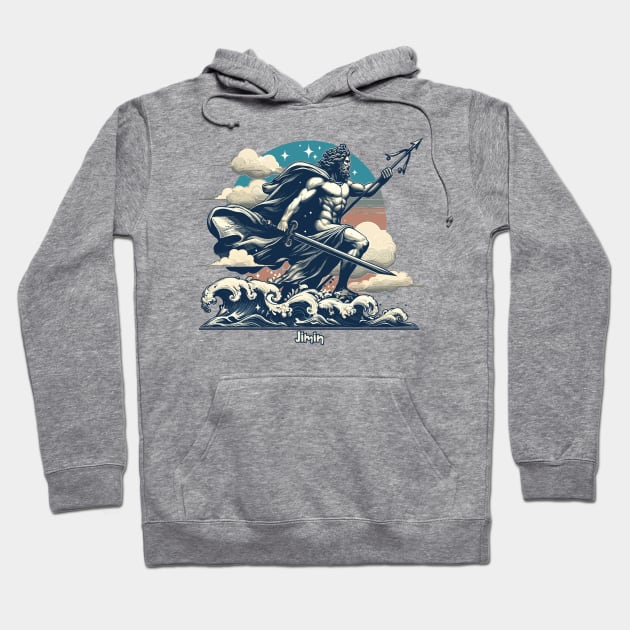 Jimin 2025 grey hoodie